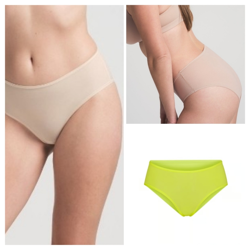 SKIMS FITS EVERYBODY HYPSTER BRIEF LIME XXS, 2X NWT